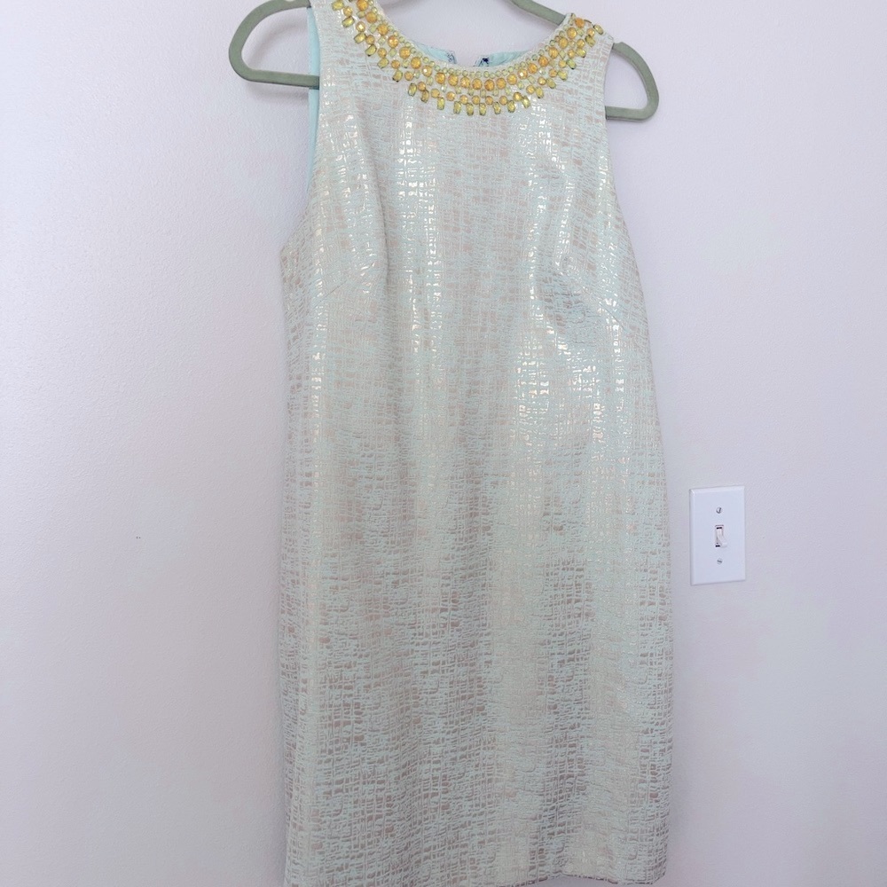 Maggy  London shimmery beautiful beaded dress 12